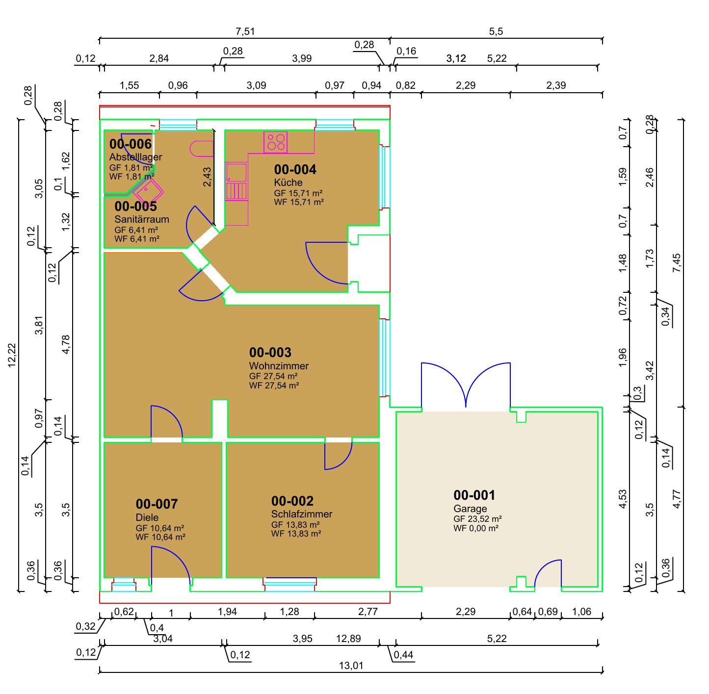 WoFlV-Flächenplan von MessKontur